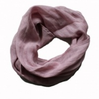 Pure rose pink linen, boxed scarf by Biggie Best